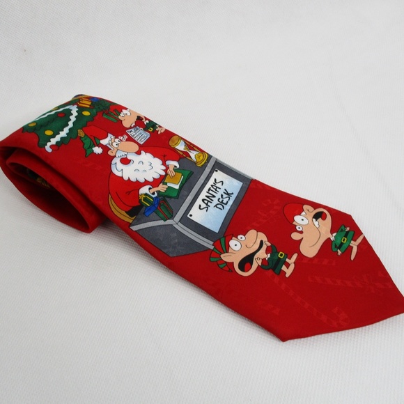 Hallmark Novelty Christmas Holiday Neck Tie - Picture 4 of 4